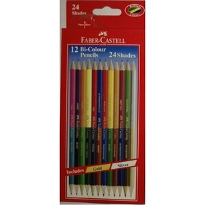 Faber Castell Bi-Color Pencil 12pc 118112