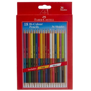 Faber Castell Bi-Colour Pencil 18pc 118118