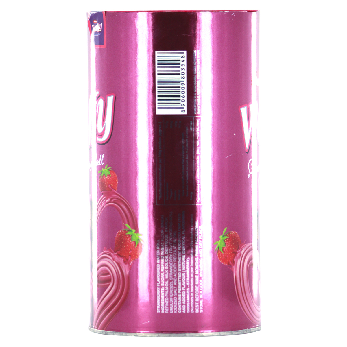 Dukes Wafer Roll Strawberry Tin 300g