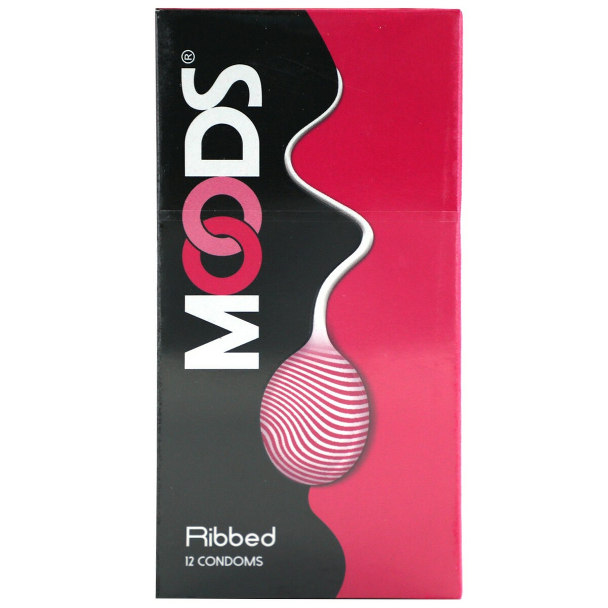Moods Condom Ribbed 12's