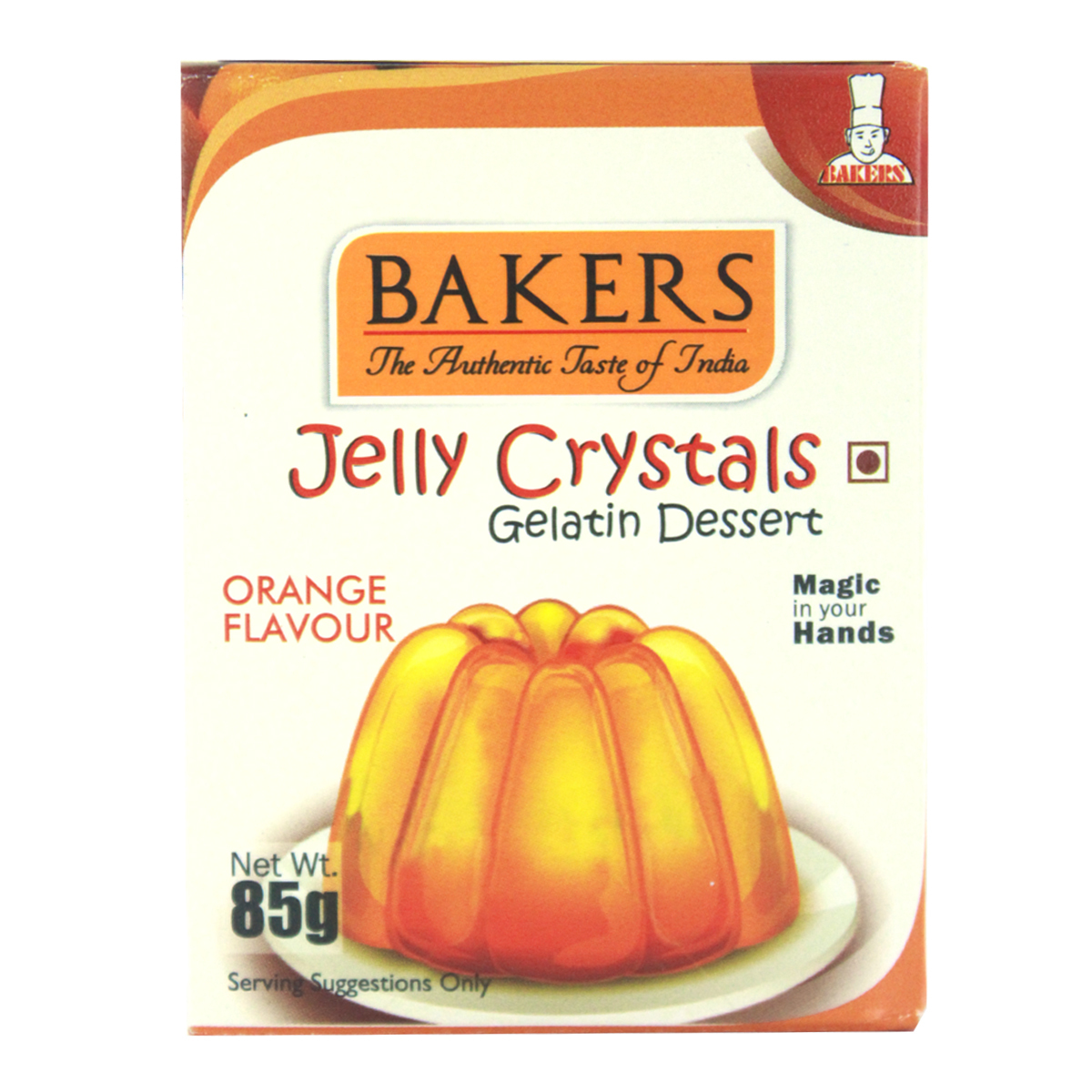 Bakers Jelly Crystal Orange 85g