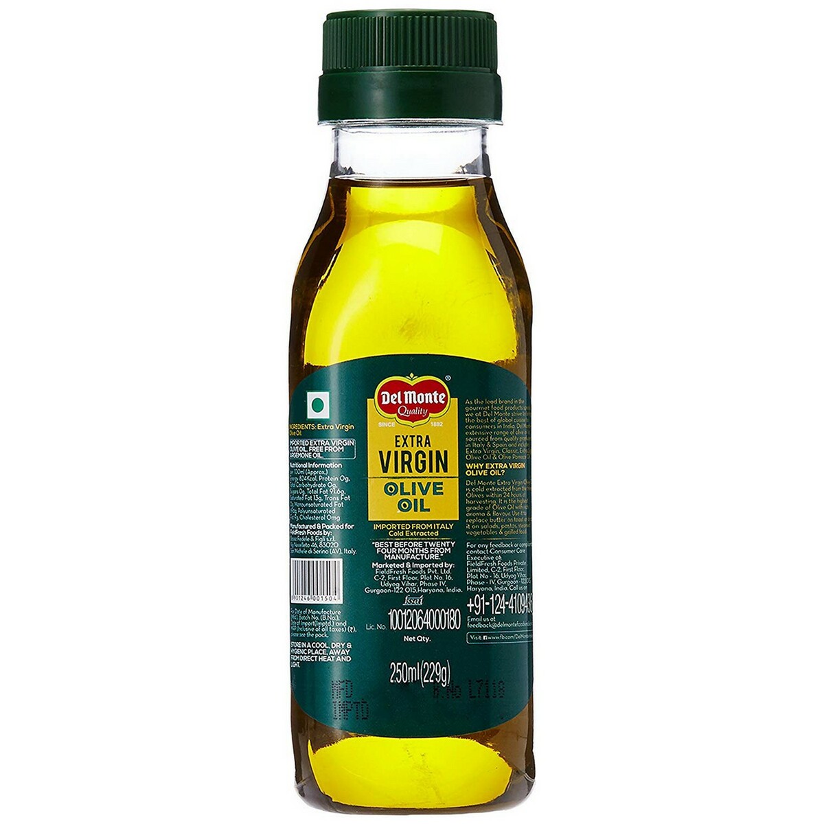 Delmonte Quality Extra Virgin Olive Oil  250ml