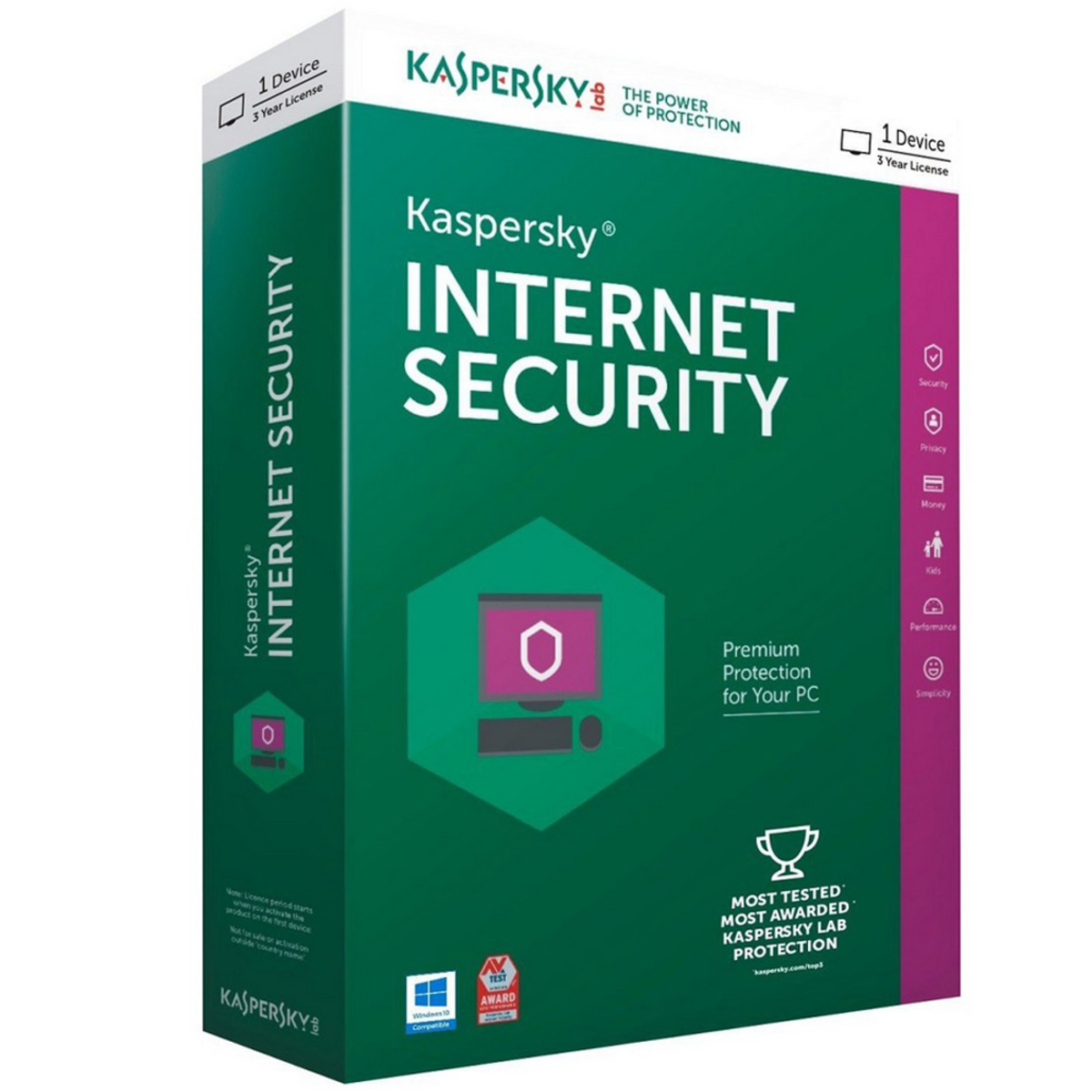 Kaspersky Internet Security 1 User 3 Year