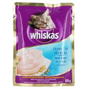 Whiskas Pet Food Adult Ocean Fish 85g