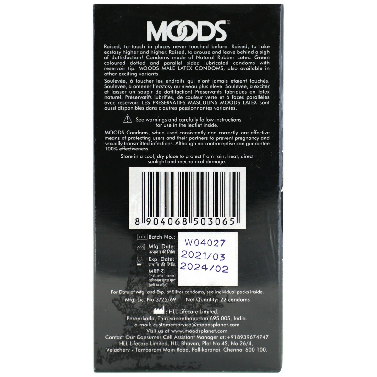 Moods Condom Dotted 20's