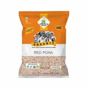 24Mantra Red Poha Flattened Rice 500g
