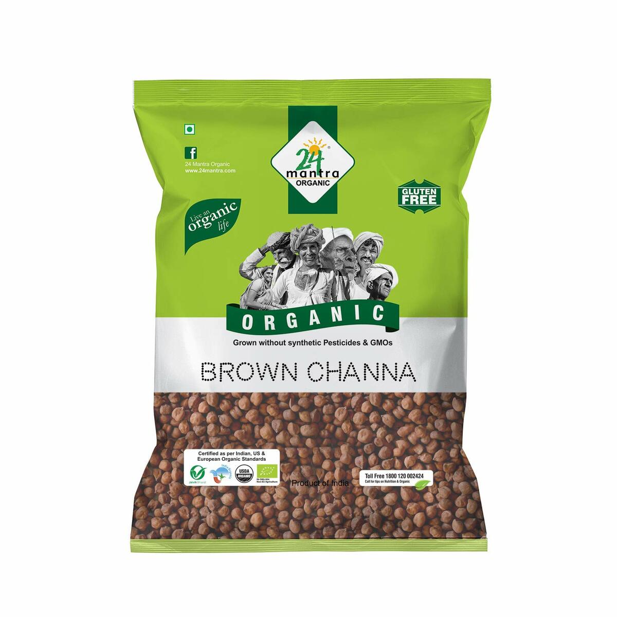 24 Mantra Brown Channa Whole 1kg