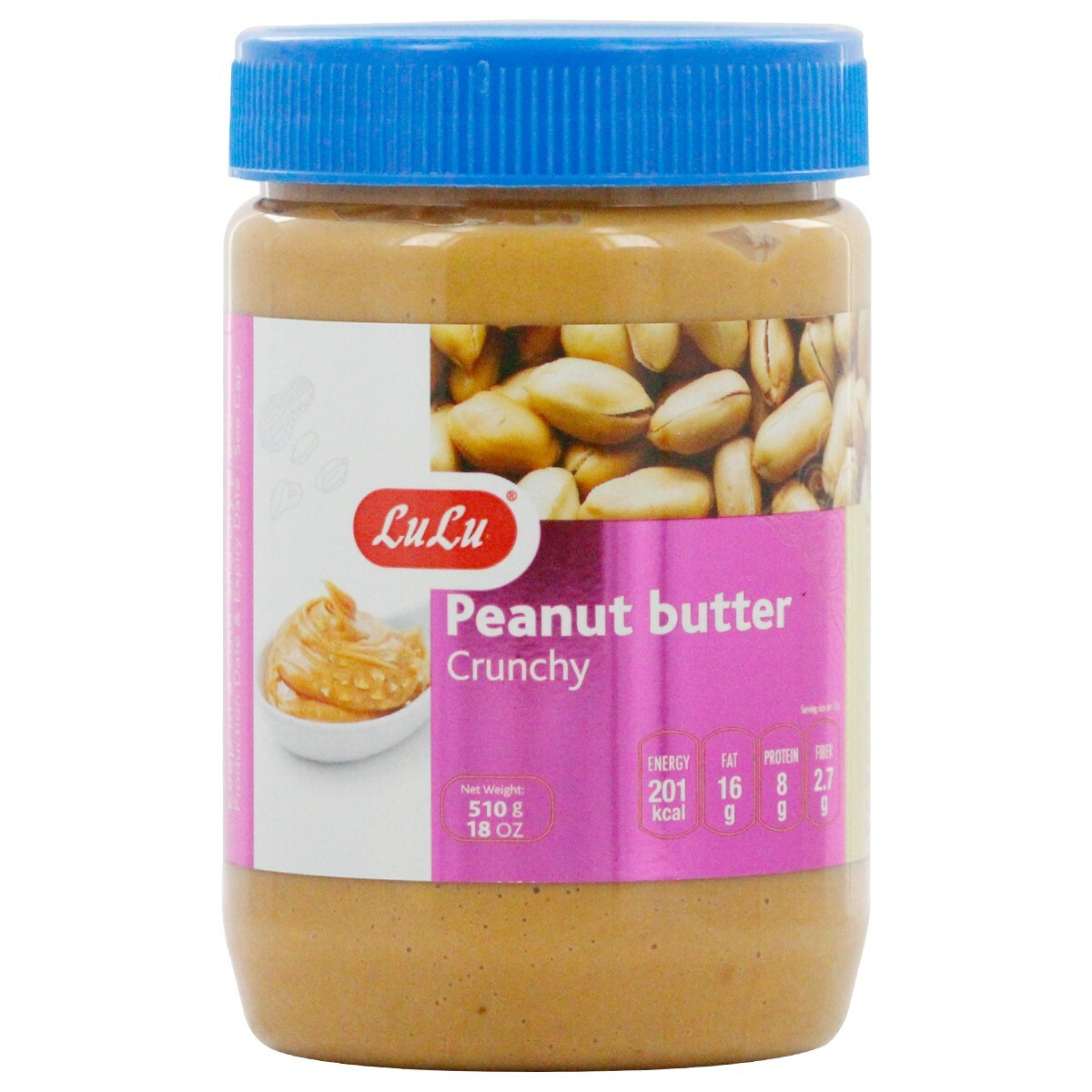 Lulu Peanut Butter Crunchy 510g