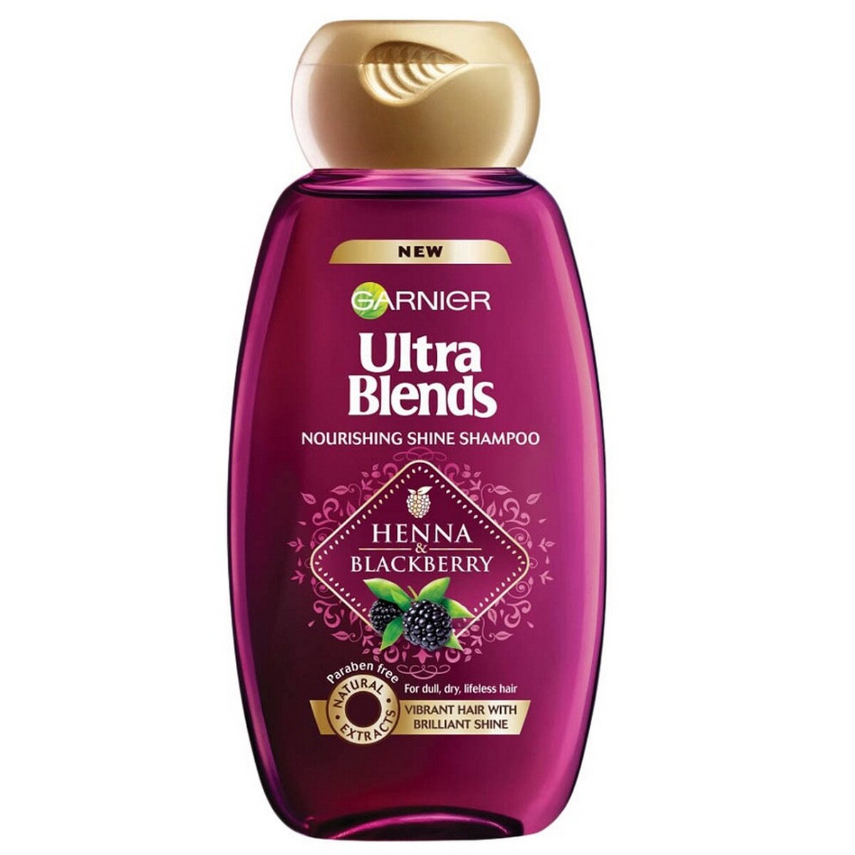 Garnier Shampoo Ultra Blends Henna and Blackberry 180ml