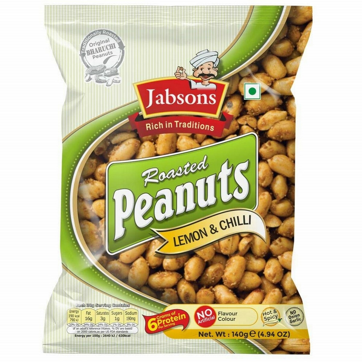 Jabsons Peanut lemon & Chilly 140g