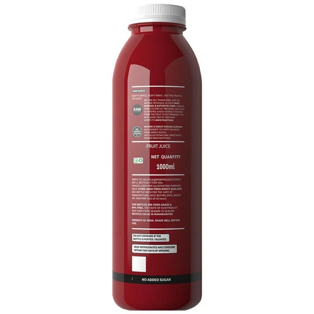 Raw Pressery Fruit Juice Pomegranate 1Litre