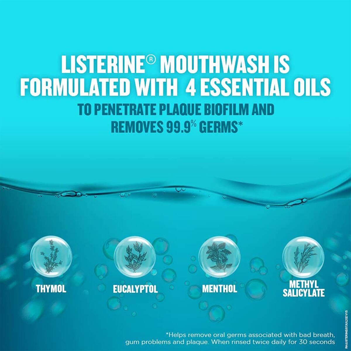 Listerine Mouthwash Cool Mint 250ml