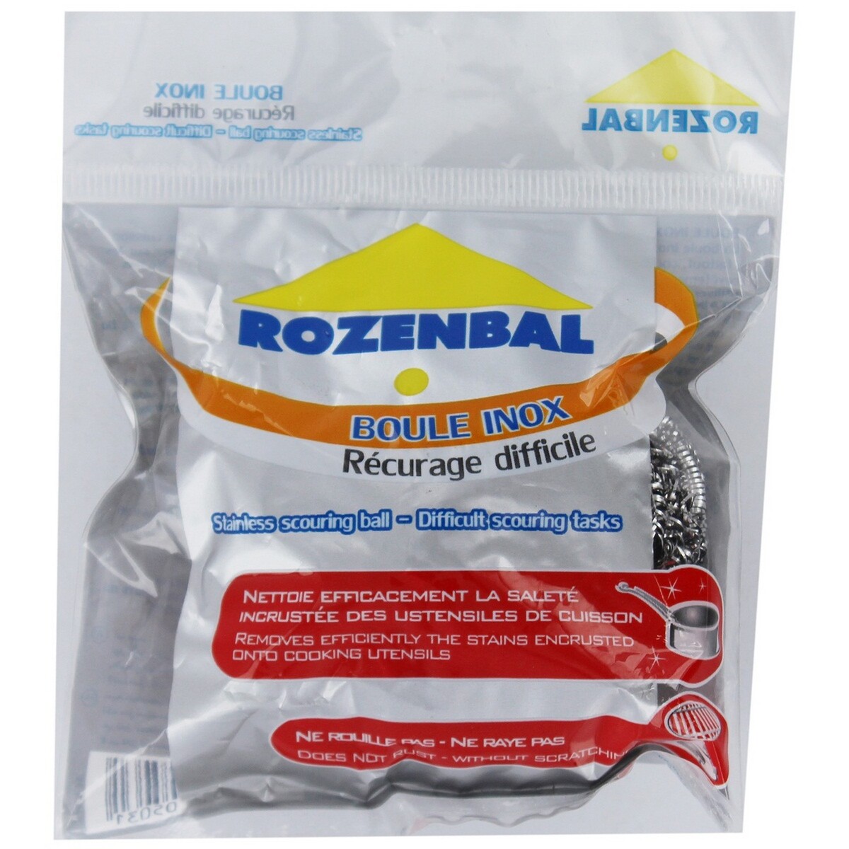 Rozenbal Stainless Scourng Balls Single 1's