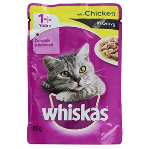 Whiskas Pet Food Chicken ingravy 85g