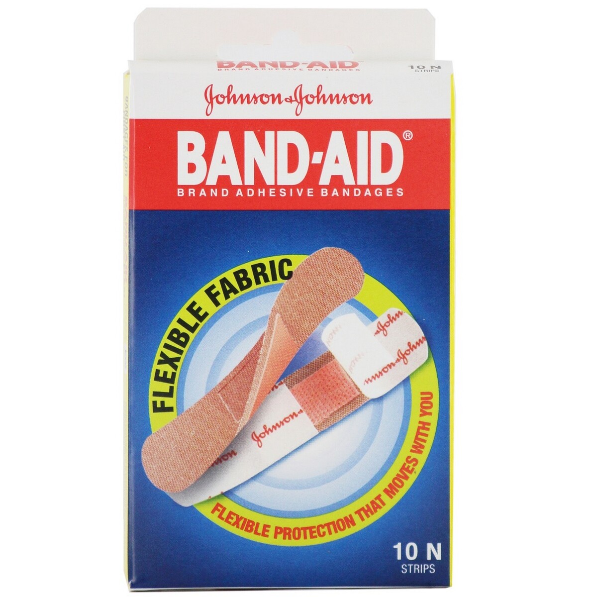 Johnson & Johnson Band-Aid Flexible Fabric 10's