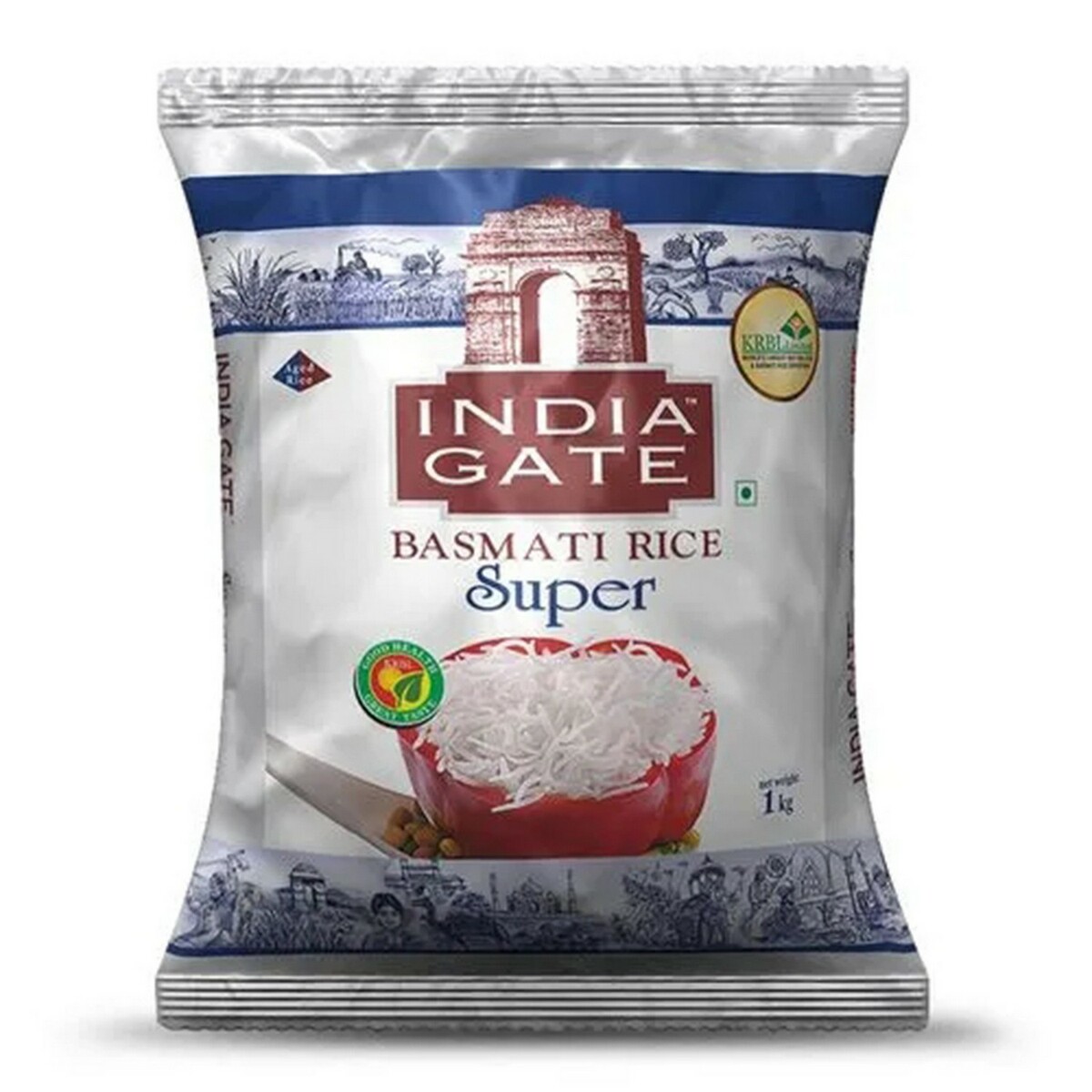 India Gate Basmati Rice Super 1kg