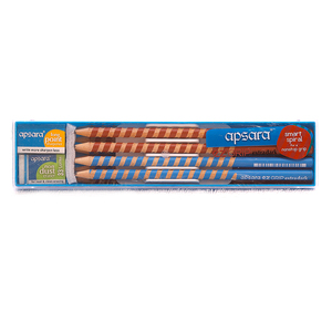 Apsara EZ Pencil Grip Extra Dark 10's