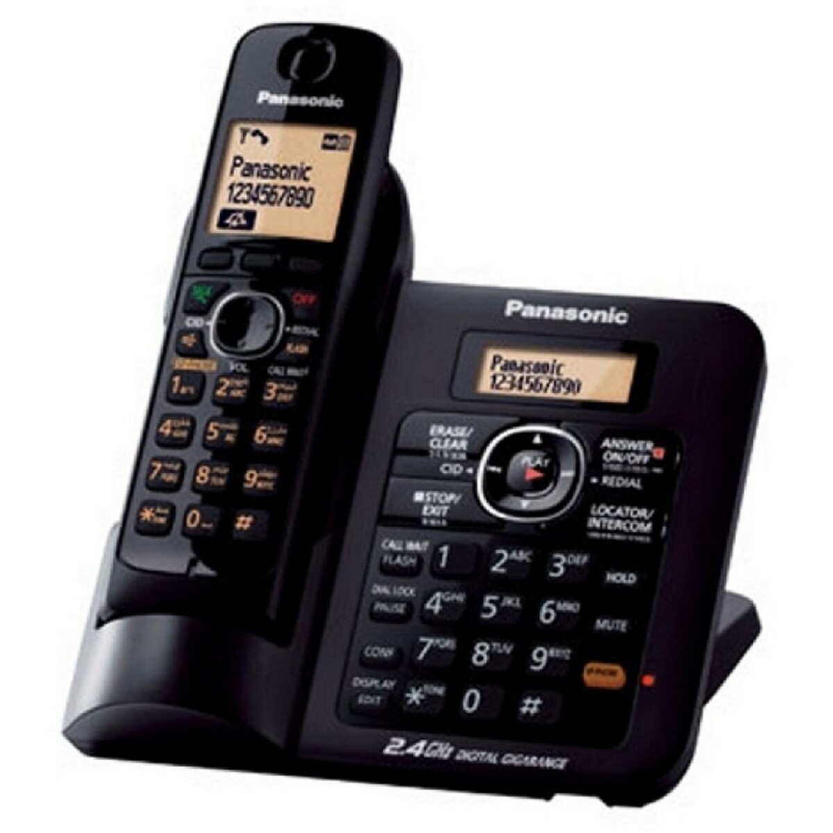 Panasonic Cordless Phone  KX-TG3821SX Black