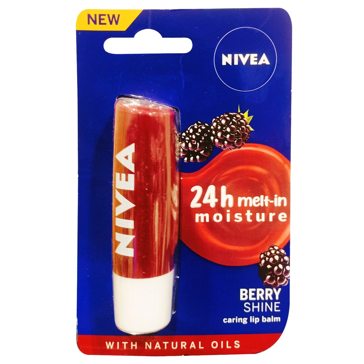 Nivea Lip Crayon  FruityShine Black berry 4.8g