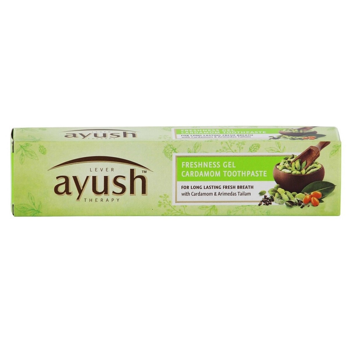 Ayush Tooth Paste Fresh Gel Cardamom 80g