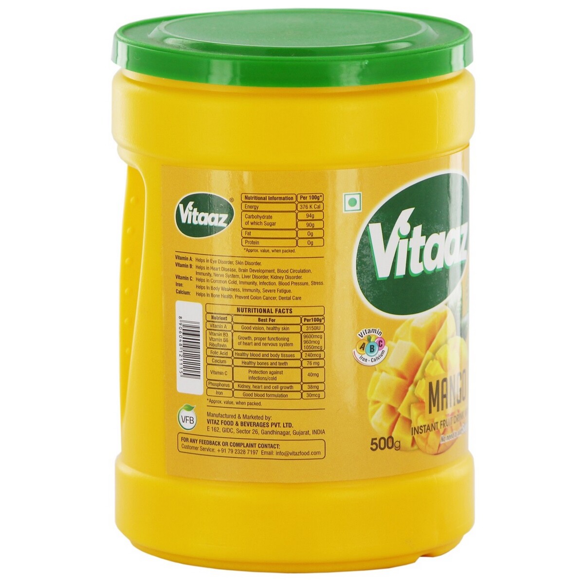 Vitaaz Instant Fruit drink Mango 500g