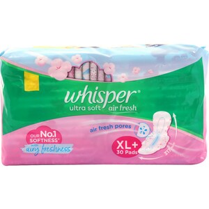 Whisper Ultra Soft XL 30's