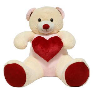 Zaal Soft Bear With Heart 36in-11032