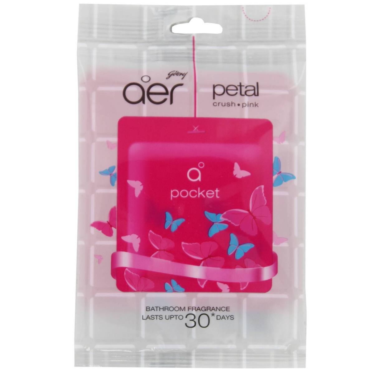 Aer Pocket Bathroom Fragrance Petal Crush Pink 10g