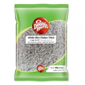 Double Horse White Rice Flakes Thick 400g