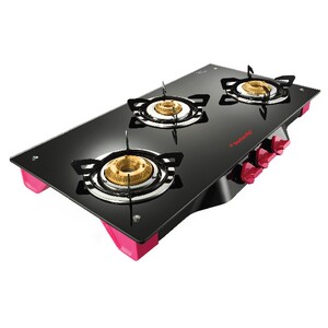 Butterfly Gas Stove Spectra 3Burner Pink