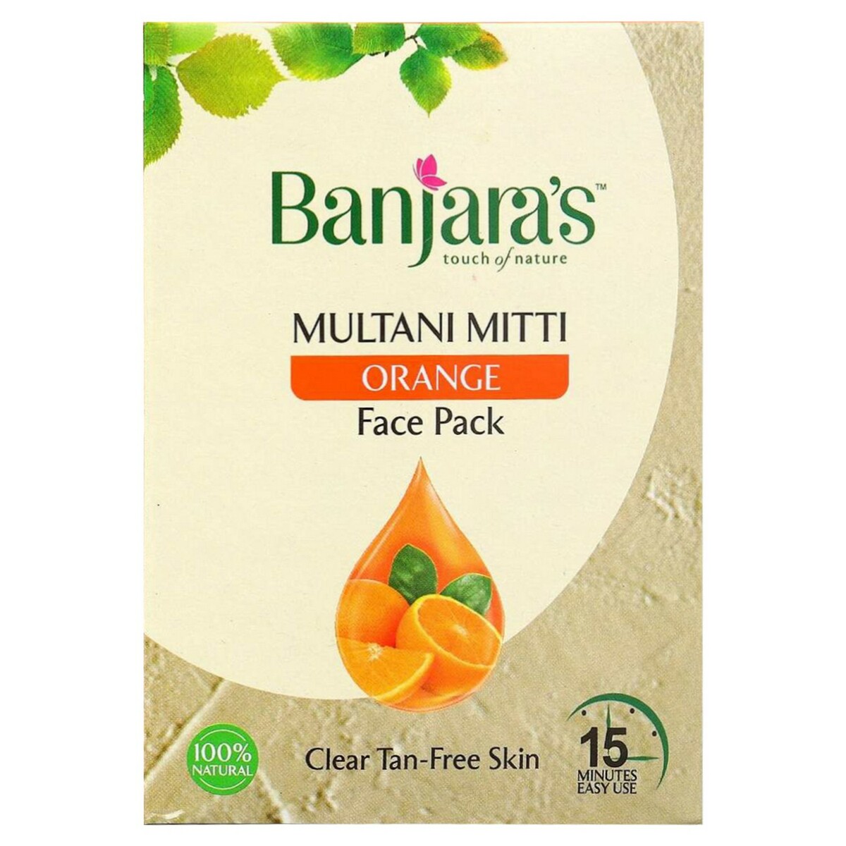 Banjaras Face Pack Multani Mitti Orange 20g*5