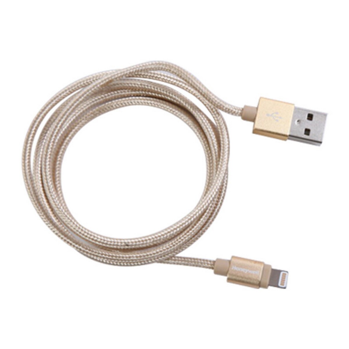 Honeywell Lightning & Sync Braided Cable 1.2M Gold