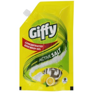 Giffy Dishwash Lemon Active Salt 115ml