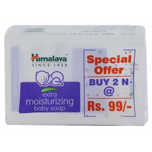 Himalaya Baby Soap Extra Moisturizing 125g 2s
