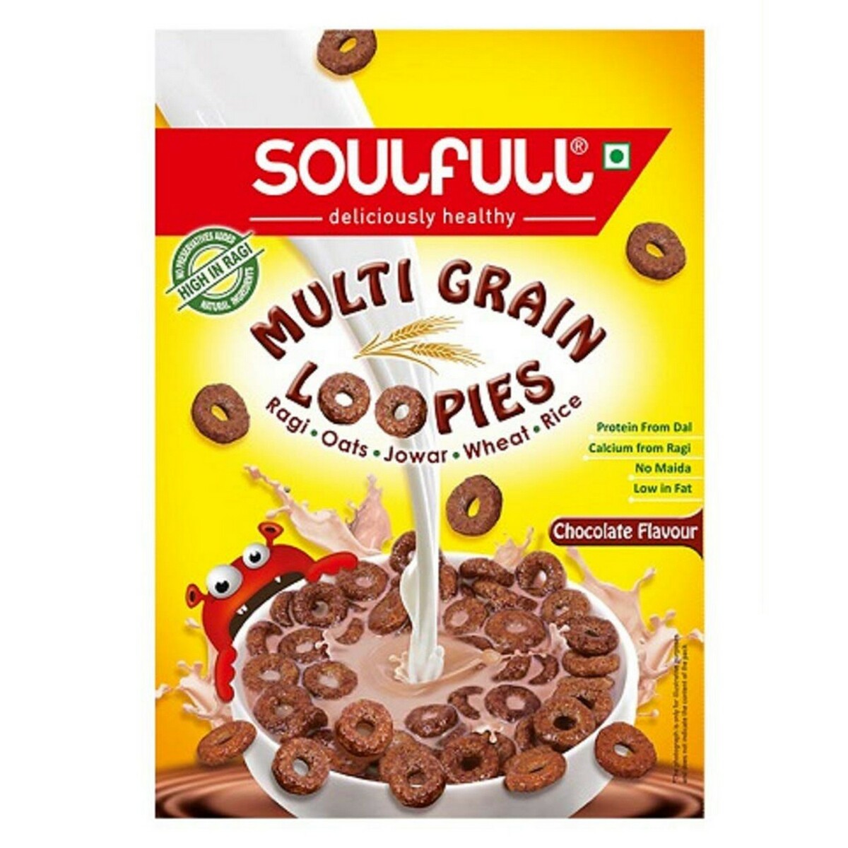 Soulfull Multi Grain Loopies Chocolate Flavour 200 G
