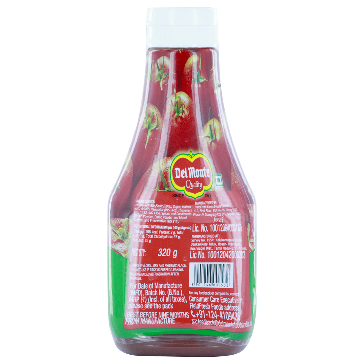 Del Monte Ketchup Tomato 320g