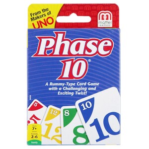 Mattel Uno Phase10 Cards W5800