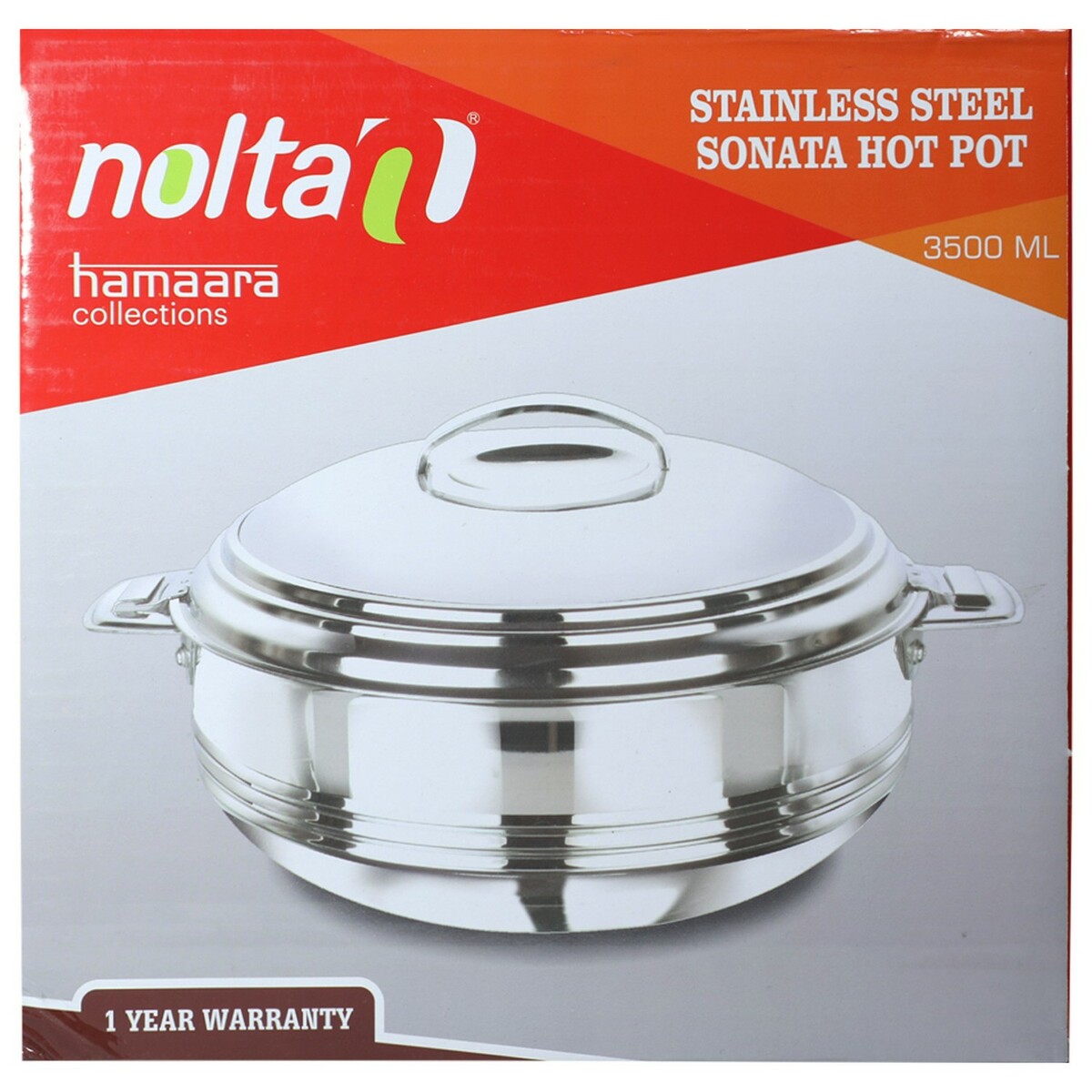 Nolta Stainless Steel Casserole Sonata 3.5Ltr