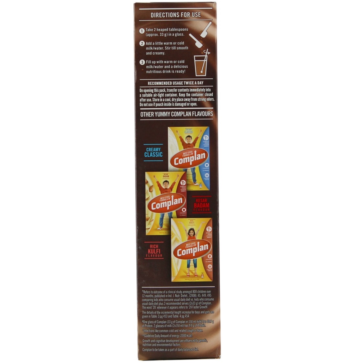 Complan Milk Drink Classic Chocolate Flavour Refill 500g