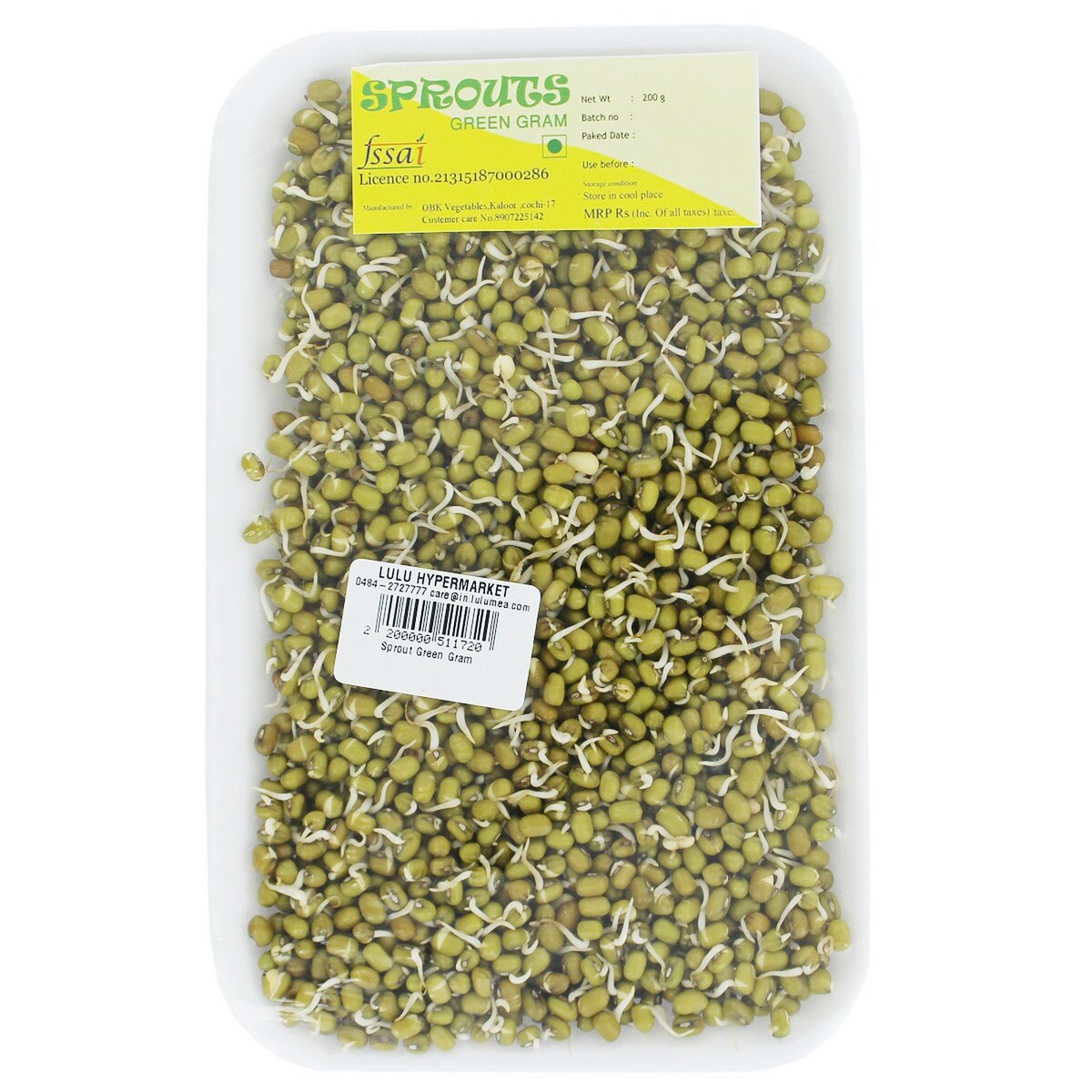 Sprout Green Gram 1 Packet
