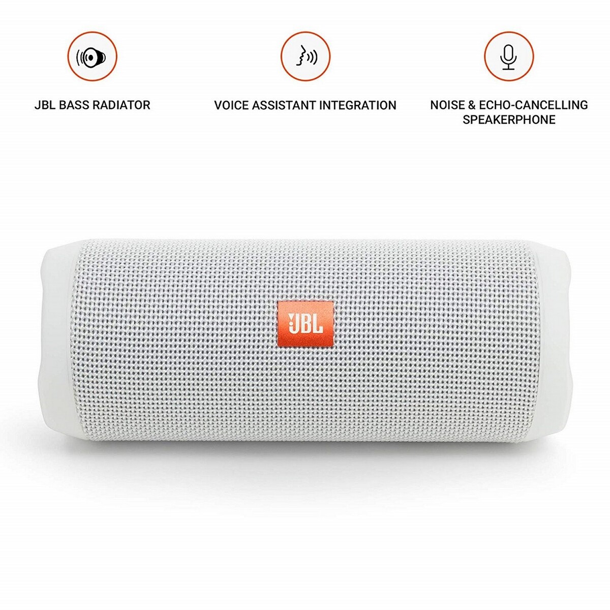 JBL Portable Bluetooth Speaker Flip 4 White