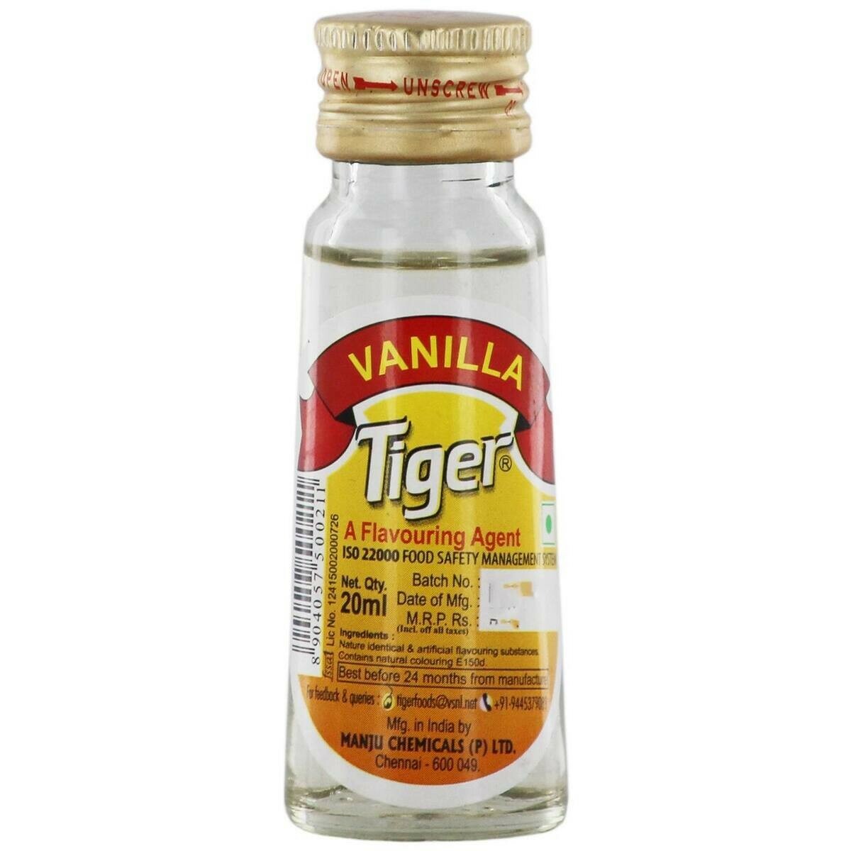 Tiger Food Colour Vanilla Essence 20ml