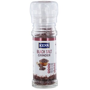 Keya Black Salt Grinder 100g