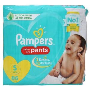 Pampers Pants Small Super Jumbo 86's