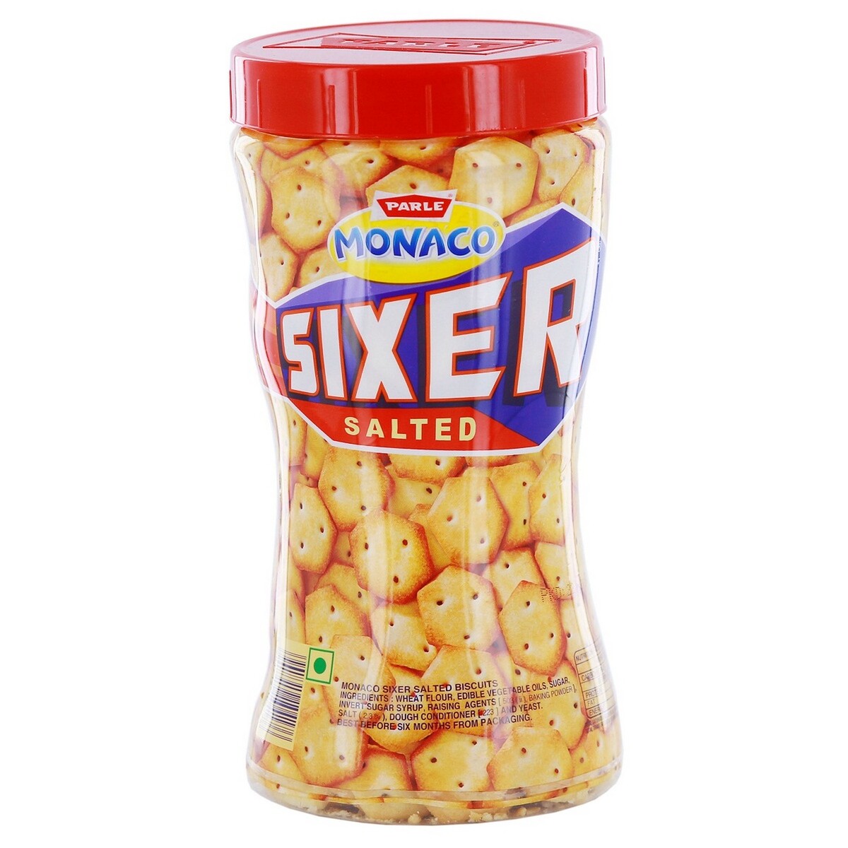 Parle Sixer Salted Biscuits Jar 200g
