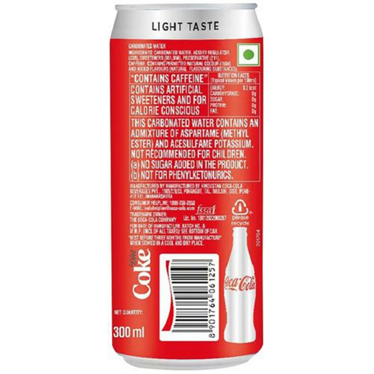 Coca Cola Diet Coke Can 300ml