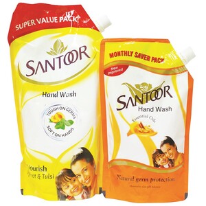 Santoor Hand Wash Classic 750ml 1+1 Free