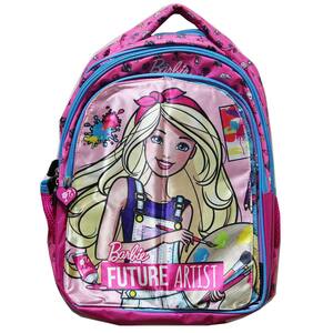 Barbie Back Pack Pink Flap 14inch-MAT261