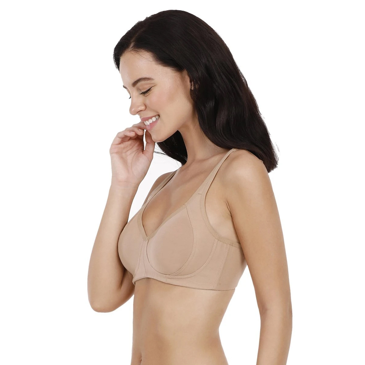 Buy Amante Cool Contour Non-Padded Bra With Aloe Finish-Sandalwood-B Cup  Online - Lulu Hypermarket India