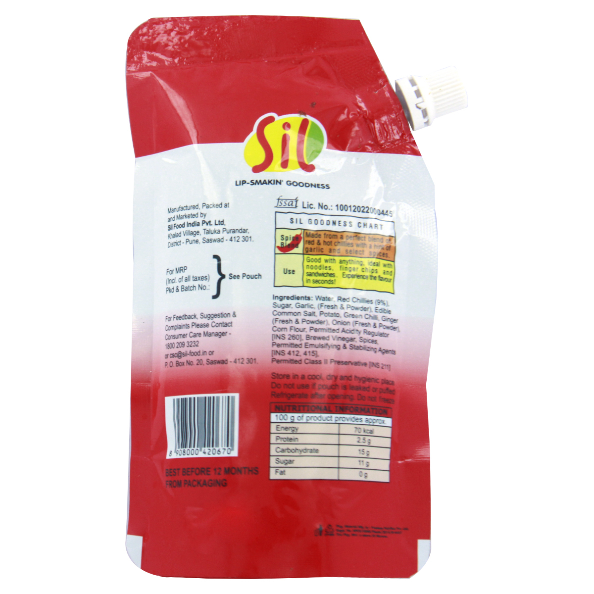 Sil Red Chilly Sauce 90g